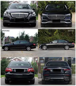 Mercedes E Serisi W212 2009-2016 Komple Gövde Kiti [2009-12 DONUSUM => W213] Park Sensörlü: Ön ve Arka, Çift Egzoz Çıkışlı (Tek+Tek) Egzoz Uçlu, Panjururlu, Kaput/Çamurluk/Bagaj Kap., Far/Stop | WENDER MA2122206