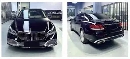 Mercedes E Serisi W212 2009-2016 Komple Gövde Kiti [2009-12 DONUSUM => 2013-16] Park Sensörlü: Arka, Çift Egzoz Çıkışlı (Tek+Tek) Egzoz Uçlu, Panjururlu, Far/Stop, Kaput | WENDER MA2122210