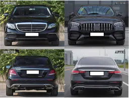 Mercedes E Serisi W213 2017- Gövde Kiti [2016-19 DONUSUM => 2020-...] Dörtlü Egzoz Çıkışlı Egzoz Uçlu, Panjururlu, Bagaj Kapağı, Far/Stop | WENDER MA2132210