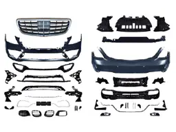 Mercedes S Serisi W222 2013-2021 Gövde Kiti Park Sensörlü: Ön ve Arka, Dörtlü Egzoz Çıkışlı Egzoz Uçlu, Adaptif Hız Sabitleyici (KlimalıC) Panjururlu | WENDER MA2222103