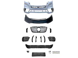 Mercedes Sprinter 907 2018- Komple Tampon Ön PDCli SİSsiz Tip Panjurlu -GT-STYLE