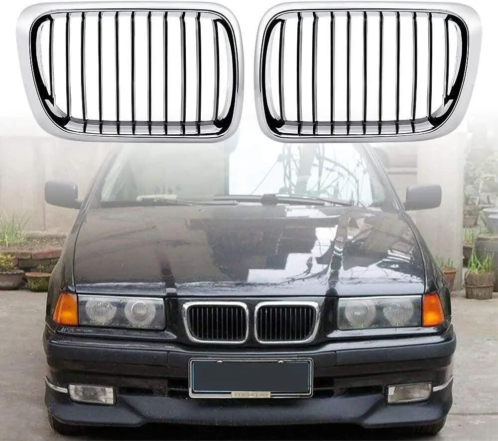 BMW E36 1996-1999 Chrome-Black Grille Set