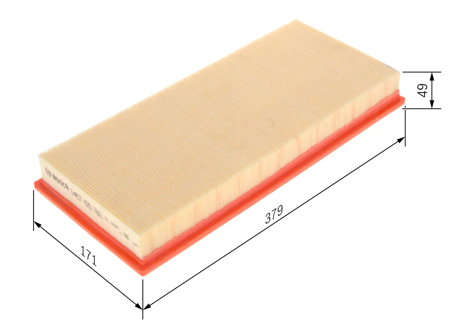 Mercedes W124 250TD OM602 Air Filter | BOSCH 1457429783