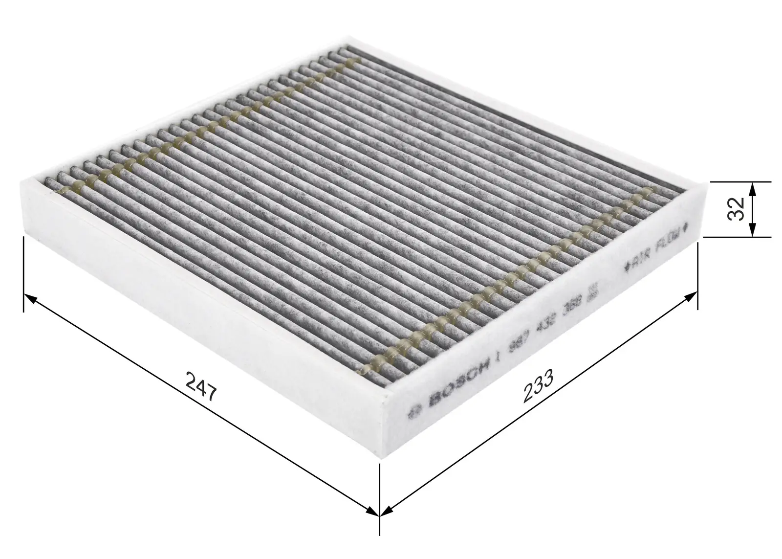 BMW E86 Z4 3.0si N52 Allergen Pollen Filter | BOSCH 1987432368