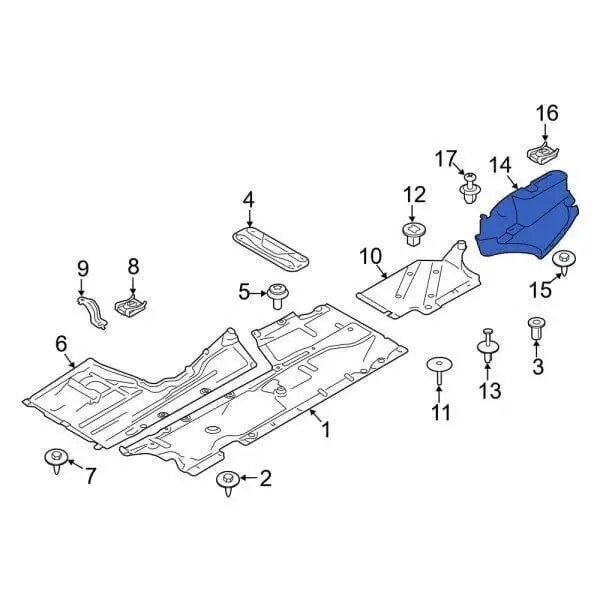 BMW F30 Rear Bumper Lower Left Corner Bracket | GKL