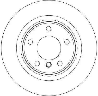 BMW E90 320d Rear Brake Disc | TRW DF4451