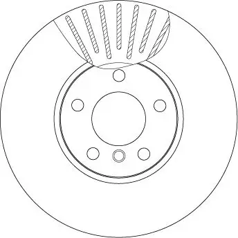 BMW X5 (E70) Front Brake Disc | TRW DF4852S