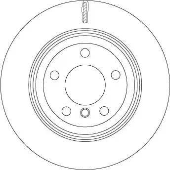 BMW X5 (E70) 3.0 d N57 Rear Brake Disc | TRW DF4854S