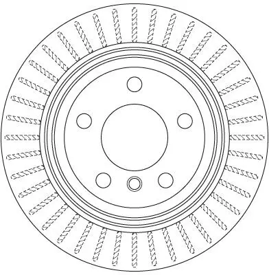 BMW 4 Series F32 M4 S55 Rear Brake Disc | TRW DF6513S