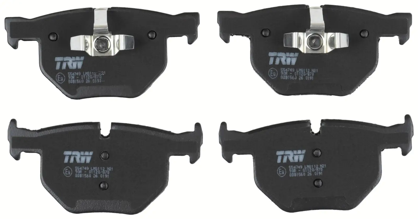 BMW E90 335d N53 Rear Brake Pads | TRW GDB1560