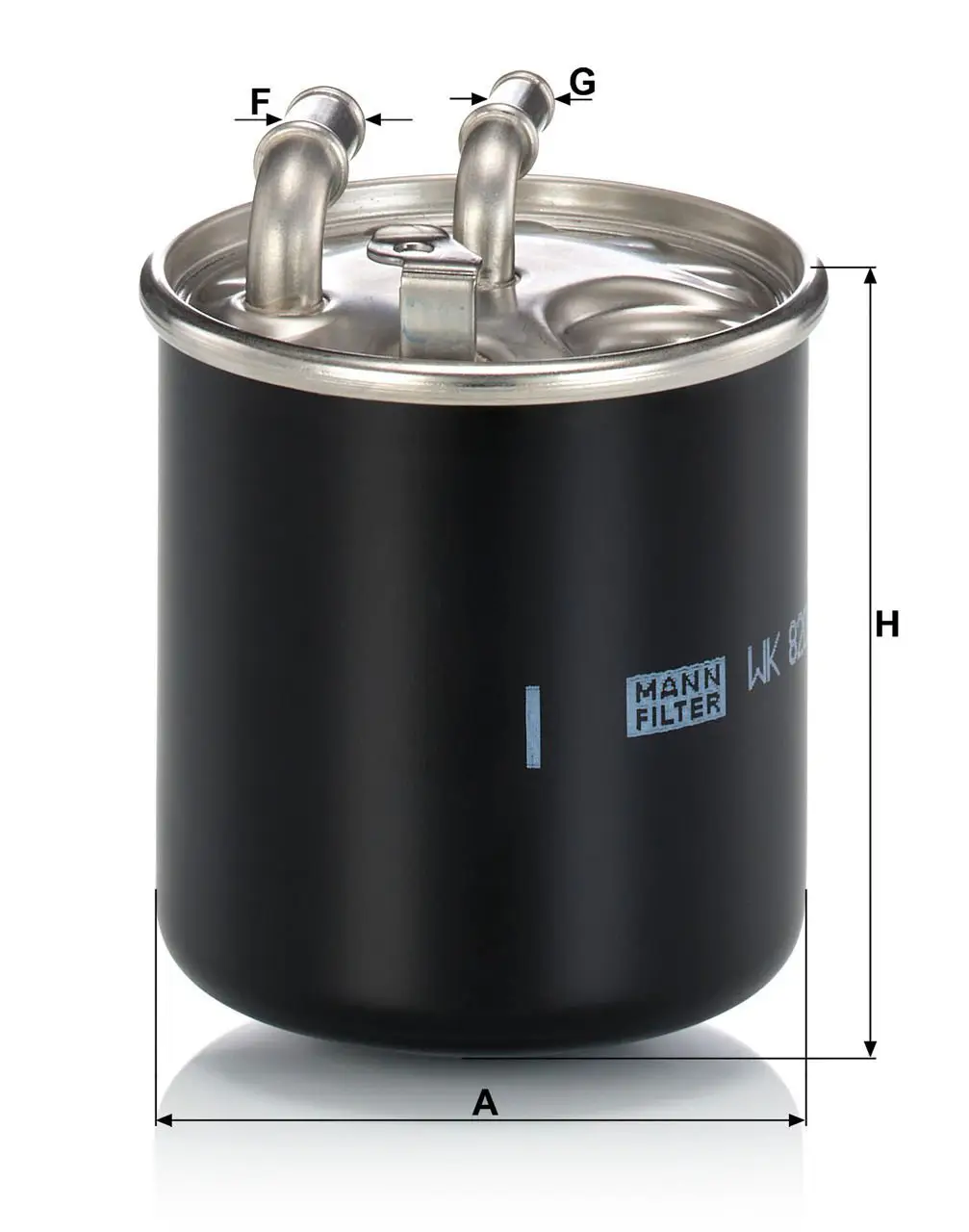 Mercedes M Series W164 ML 320 CDI OM642 Fuel Filter | MANN WK820/2X