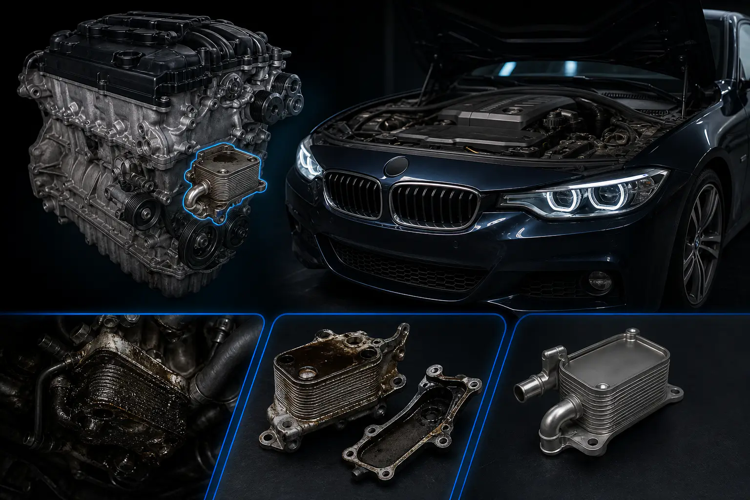 BMW F30 N13 Yağ Soğutucu Nasıl Değiştirilir?