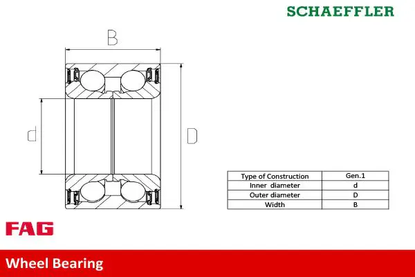 BMW Z3 Coupe E36 M Porya Bilyası Arka Set | FAG 713 6492 80
