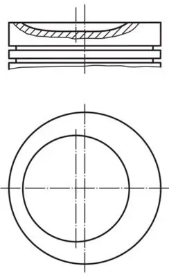 BMW 3 Serisi E36 M43 Piston 84.50mm 050 | MAHLE 083 14 02