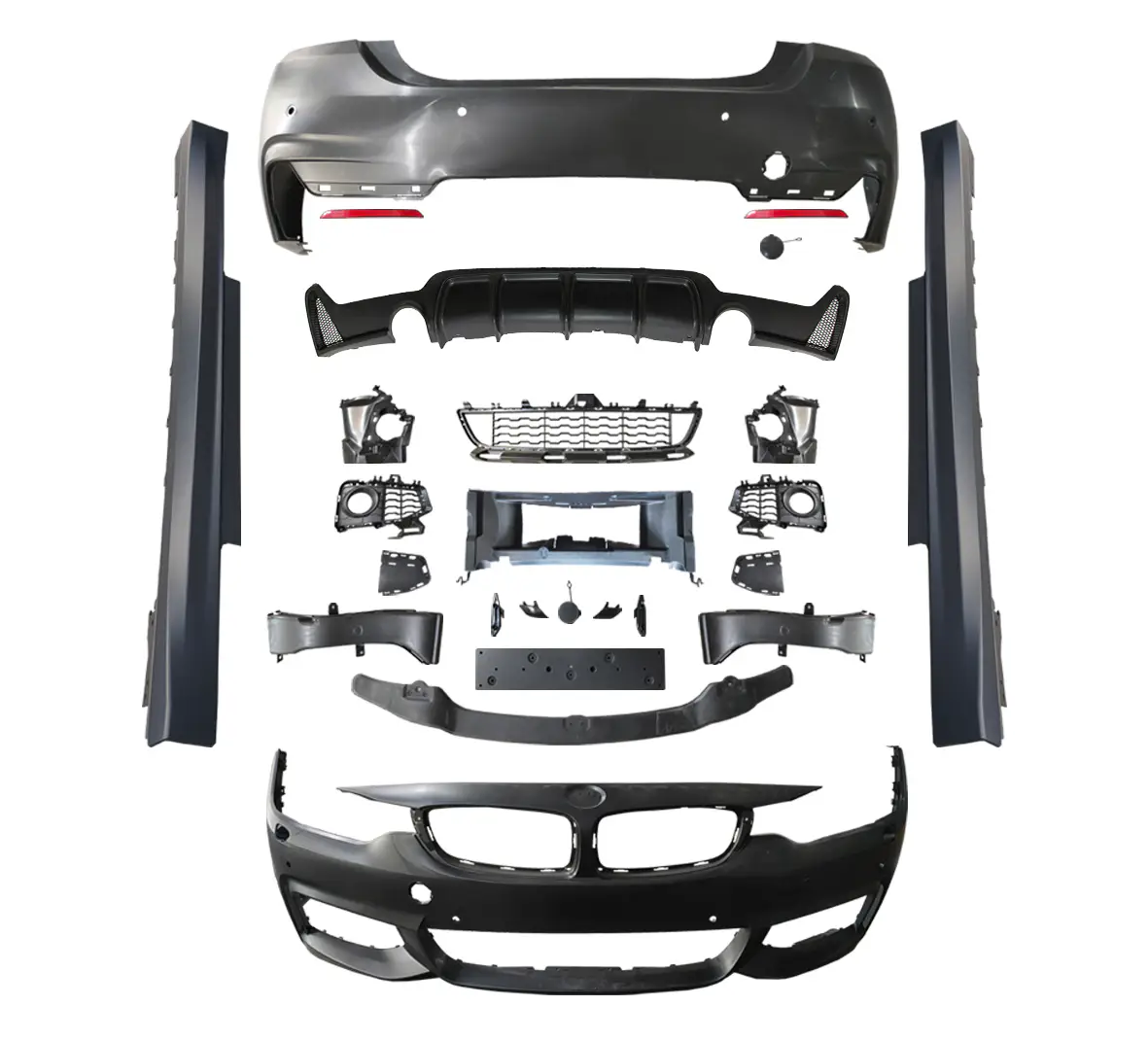 BMW F30 2013-2018 M-Tech Body Kit with PDC and Exhaust | WENDER
