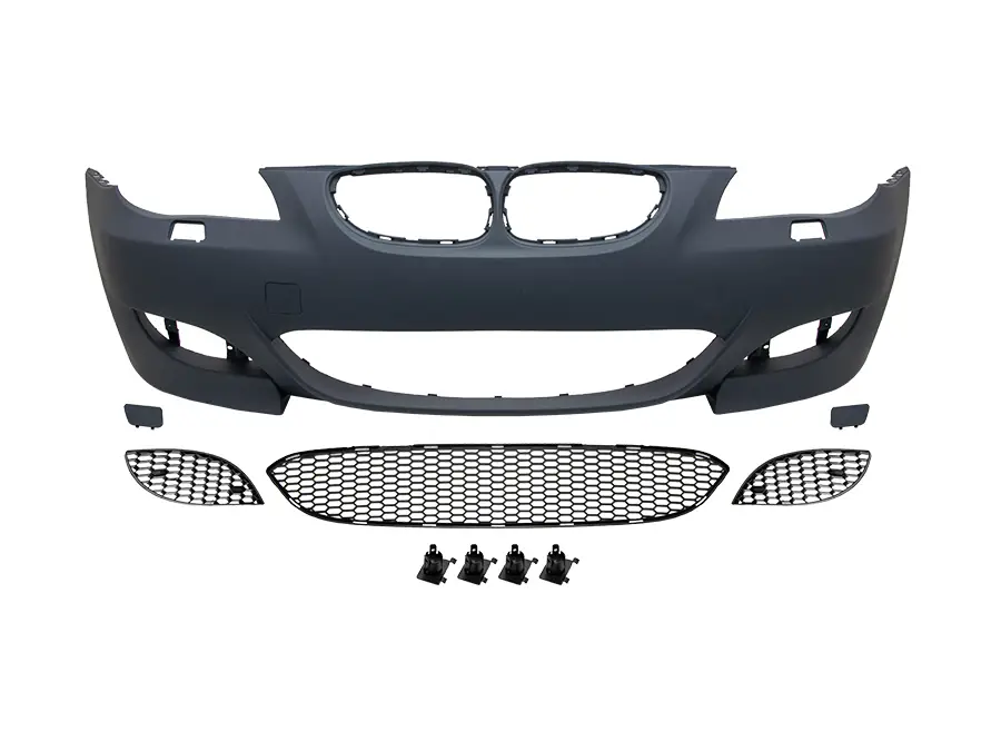 BMW 5 Serisi E60 2001-2010 M5-STYLE Komple Tampon Ön Far Yıkamalı | WENDER BA51117899050SM