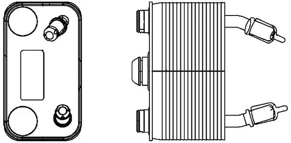 BMW X5 Series E53 M57 Automatic Gearbox Oil Cooler | MAHLE CLC 166 000P