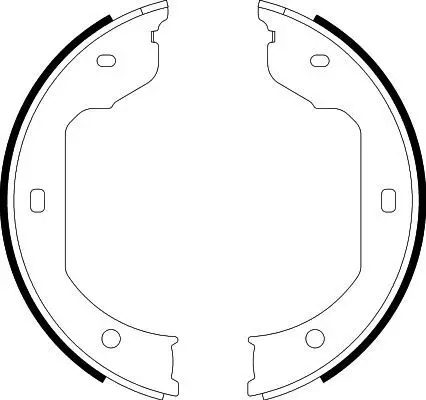 BMW X6 Serisi E71 El Freni Pabuç Seti | HELLA 8DA 355 050-471