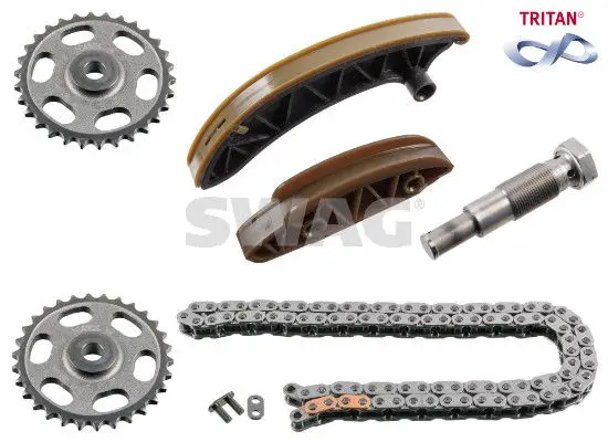 Mercedes Sprinter W906 OM651 Eksantrik Zincir Seti | SWAG 33 10 8469