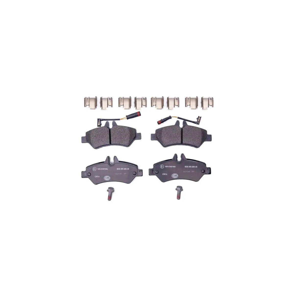 Mercedes Sprinter W906 Fren Balatası Arka | HELLA 8DB 355 005-351