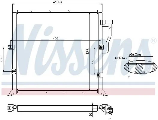 BMW 3 Serisi E36 1991-1998 Klima Radyatörü | NISSENS 94157
