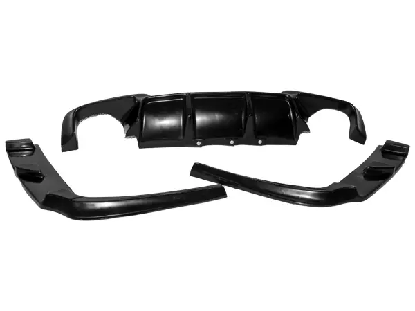BMW 5 Series F10 2009-2016 Bumper Diffuser Rear; Quad Exhaust Outlet Exhaust Outlet | WENDER BA2291362VRS