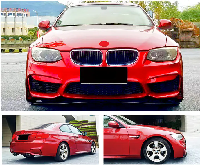 BMW 3 Series E92 2005-2013 Complete Bumper Front Headlight Washer (+Lip) | WENDER BA51118043858M4
