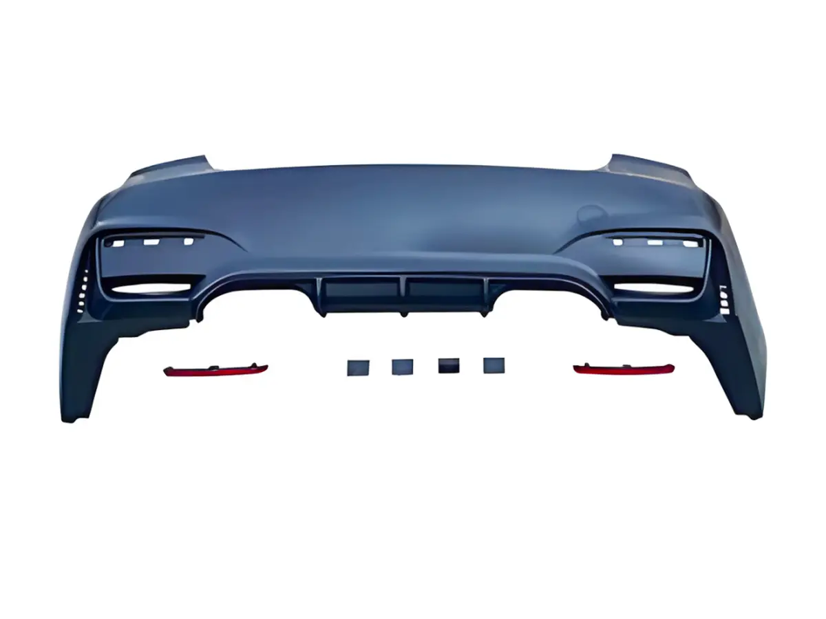 BMW 3 Series E90 2004-2012 Complete Bumper Rear; Quad Exhaust Outlet Exhaust Outlet | WENDER BA51128040567M4