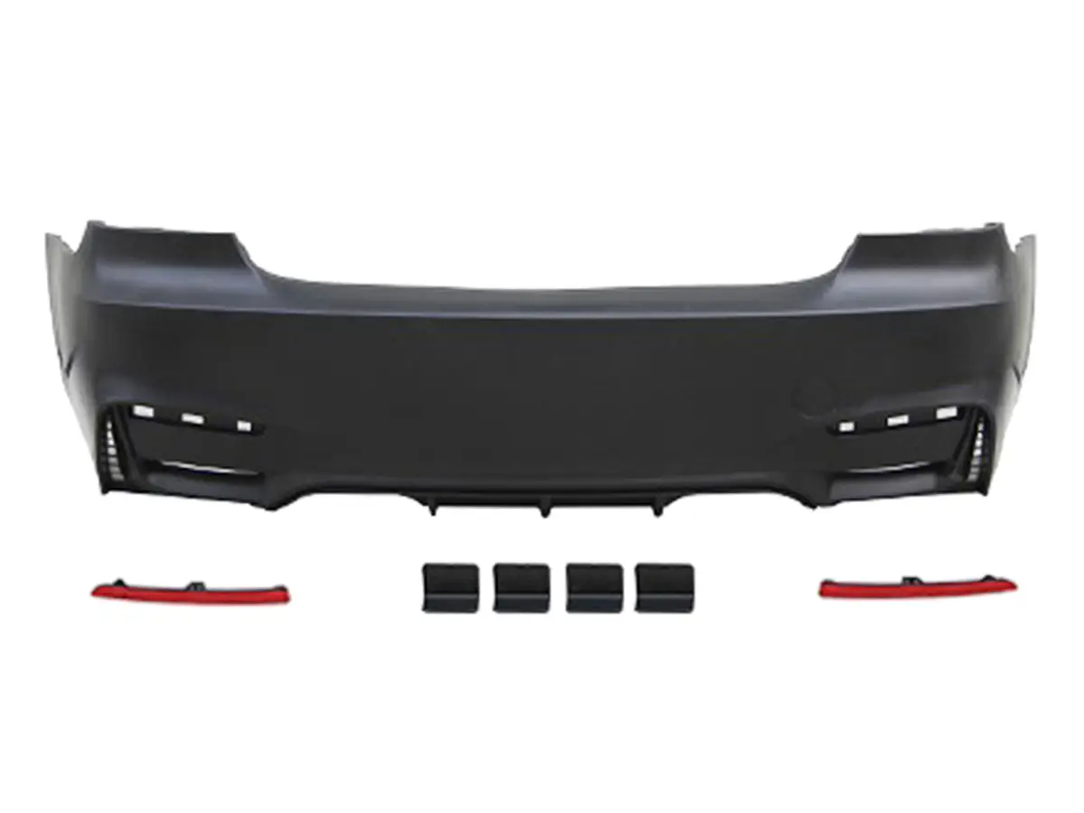 BMW 3 Serisi E92 2005-2013 Komple Tampon Arka; Dörtlü Egzoz Çıkışlı Egzoz Çıkışlı | WENDER BA51128046675M4
