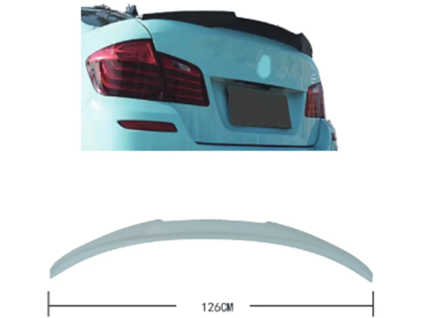 BMW 5 Serisi F10 2009-2016 Bagaj Spoyleri -///M4- | WENDER BA51628049270
