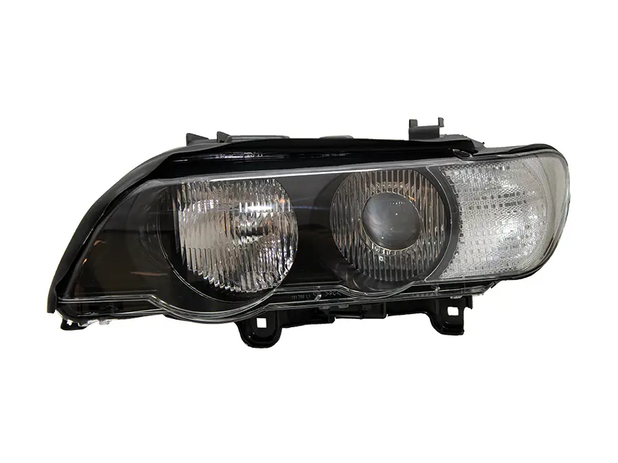 BMW X5 Serisi E53 2000-2006 Komple Far Sol (Xenon) Beyaz Sinyal 2000-03 | WENDER BA63126930235