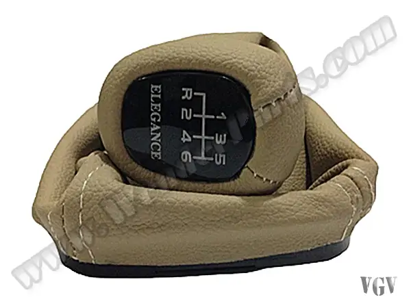 Mercedes C Series W203 Knob Gear Boot -6 Forward- Manual Gearbox Beige -Elg | WENDER MA2032670611BG