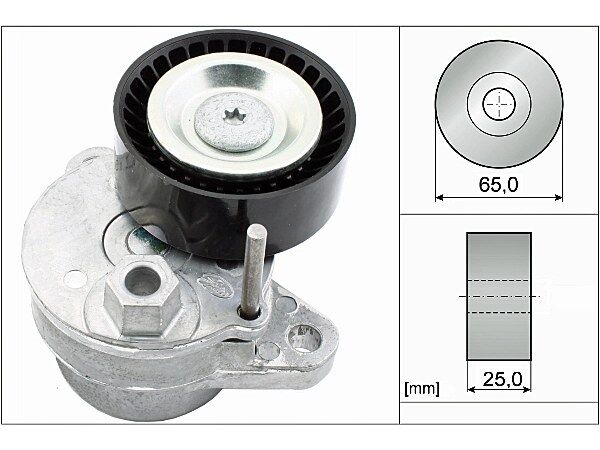 Mercedes S Serisi W222 S 400 4-matic V Kayış Gergisi Komple | INA 534 0540 10