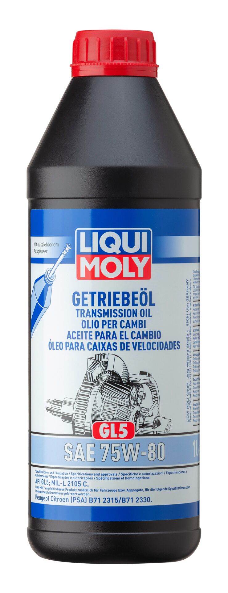 Liqui Moly GL5 75W-80 Dişli Şanzıman Yağı (LQM-3658)