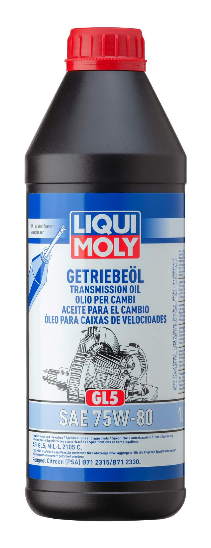 Liqui Moly Yarı Sentetik GL5 75W-80 Dişli Şanzıman Yağı (LQM-3658)
