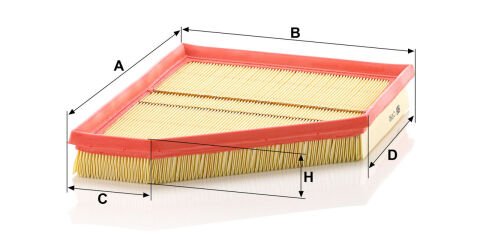 BMW X5 E70 4.8i N62 Hava Filtresi | MANN C 3090/1
