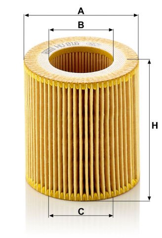 BMW 5 Serisi F10-F11 520i N20 Yağ Filtresi | MANN HU 816ZKIT