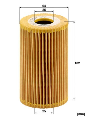 BMW 3 Serisi E36 316i M43 Yağ Filtresi | MANN HU 715/4X