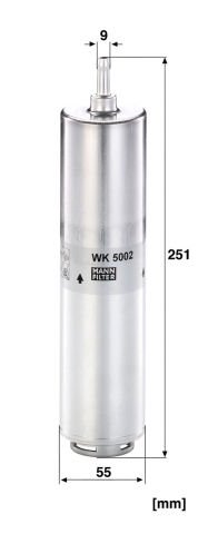 BMW X5 F15 25d N57 Yakıt Filtresi | MANN WK 5002