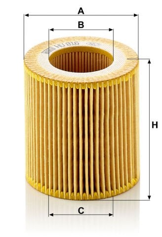 BMW 5 Serisi F10-F11 520i N20 Yağ Filtresi | MANN HU 816ZKIT