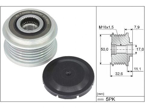 Mercedes GLB X247 200 Alternatör Kasnağı | INA 535 0359 10