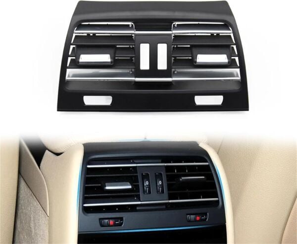 GKL 340017 | Bmw 7 Serisi F01 2009-2015 Klima Kalorifer Izgarası Arka Orta Kromlu