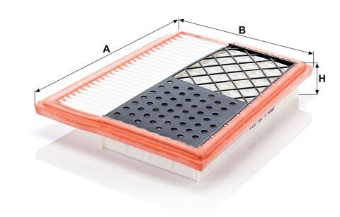 Mercedes M Serisi W164 ML 350 CDI OM642 Hava Filtresi | MANN C25004