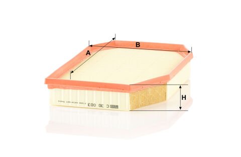 BMW 5 Serisi F10 F11 530i N52 B52 Hava Filtresi | MANN C 30003