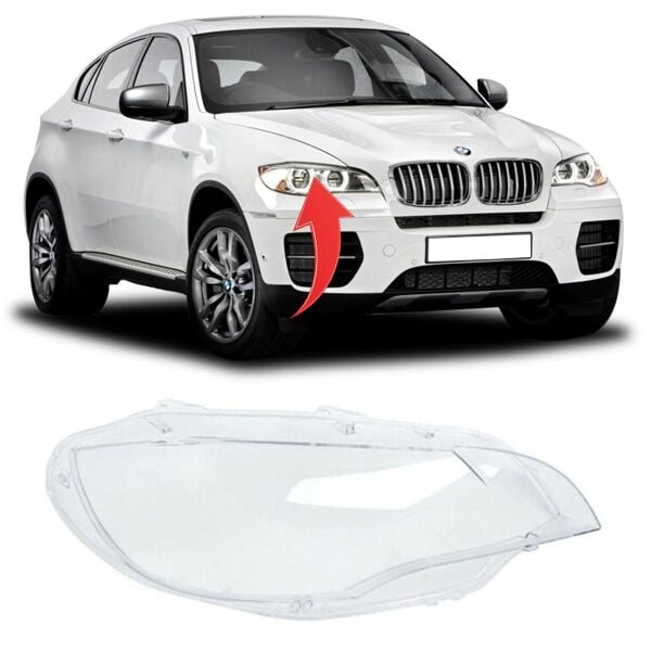 GKL 340861 | Bmw X6 Serisi E71 2007-2014 Far Camı Sağ