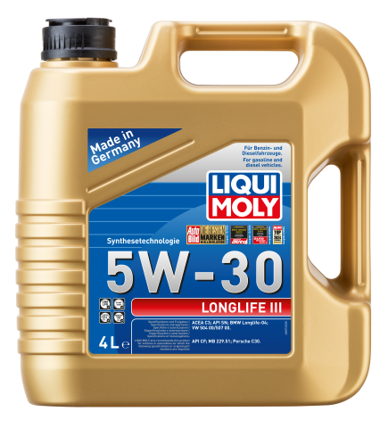 Liqui Moly Longlife III 5W-30 Volkswagen Motor Yağı  (4 Litre) | LQM-20821