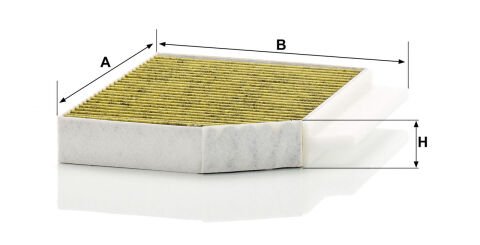 Mercedes CLS C257 300 d OM654 Polen Filtresi | MANN FP26023/1