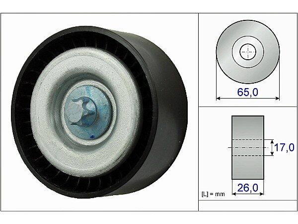 Mercedes E Serisi W212 E 63 AMG V Kayış Gergi Rulmanı | INA 532 0777 10