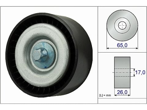 Mercedes E Serisi W212 E 63 AMG V Kayış Gergi Rulmanı | INA 532 0777 10