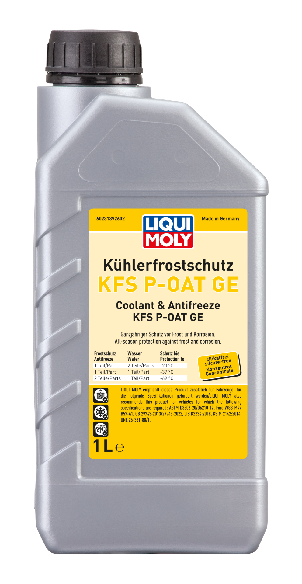 Liqui Moly Konsantre Antifriz KFS P-OAT GE (–69°C) (1 Litre) | LQM-23139